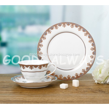 New bone china tableware Set  GOLDEN 24K